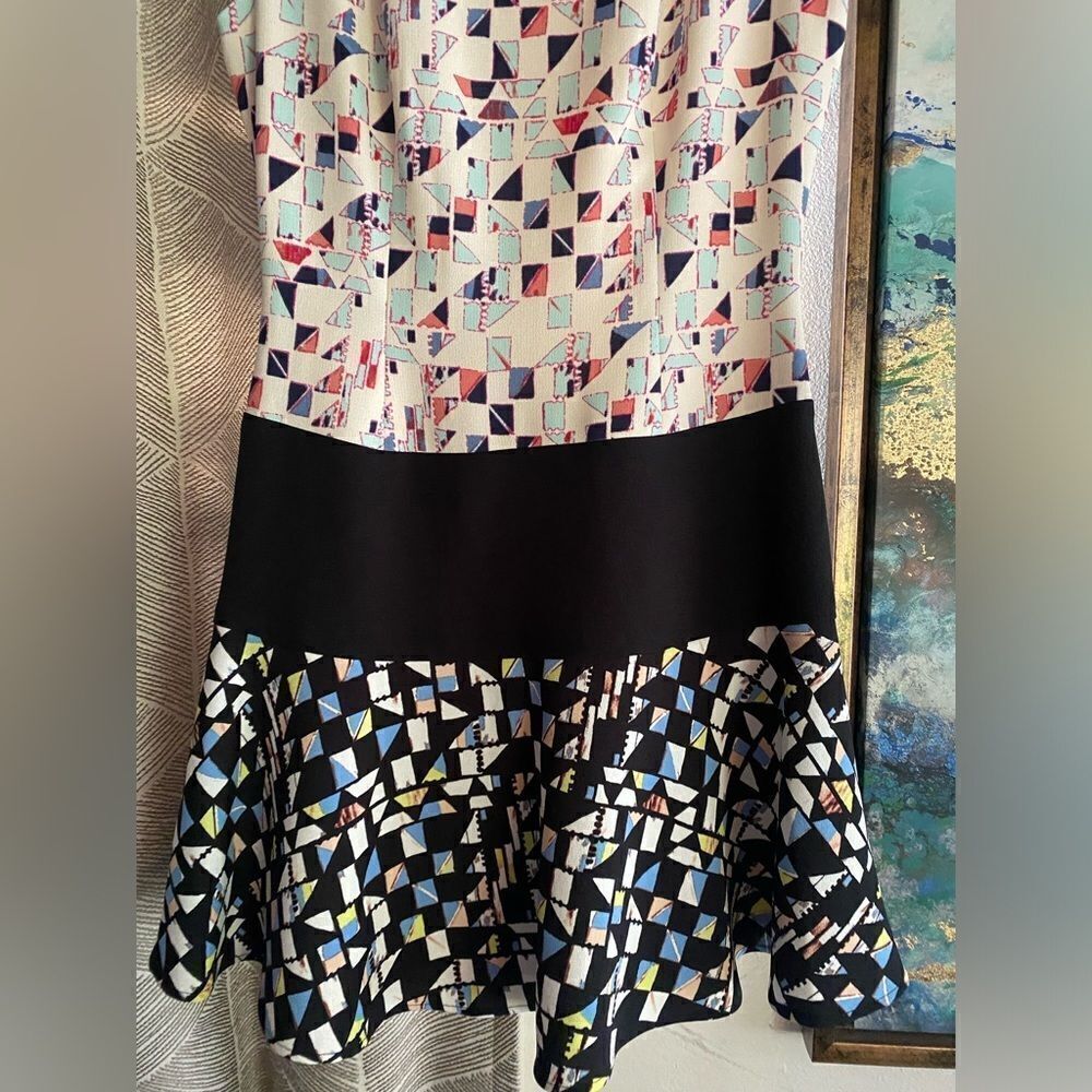 BCBGMAXAZRIA Lillian Mini Dress Sleeveless Multicolored Size 2 - Picture 15 of 15